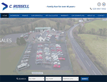 Tablet Screenshot of ciaranrussell.com